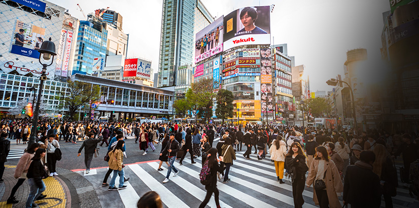 Value 2 Image featuring street view of Japanese plaza